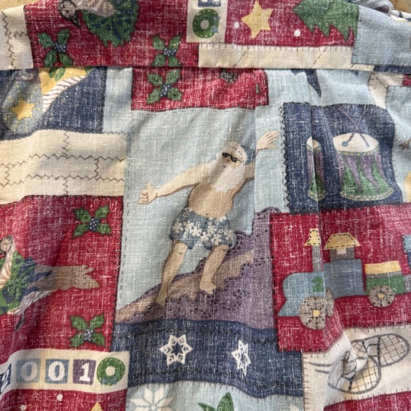Reyn Spooner Christmas Mele Kalikimaka Short Sleeve Aloha Hawaiian Shirts Large - Picture 13 of 16